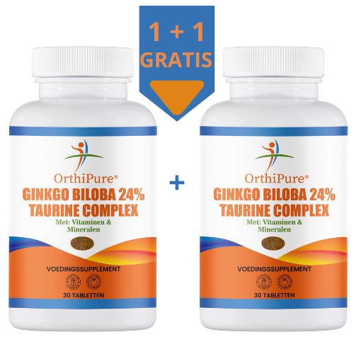 Ginkgo Biloba en Taurine 1+1 Gratis