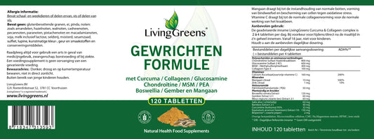 Gewrichten formule 120 tabletten