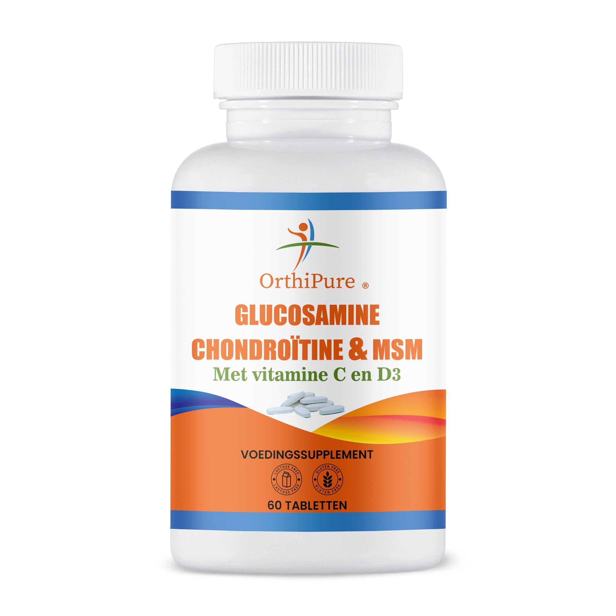 OrthiPure Glucosamine, Chondroïtine & MSM 60 tabletten