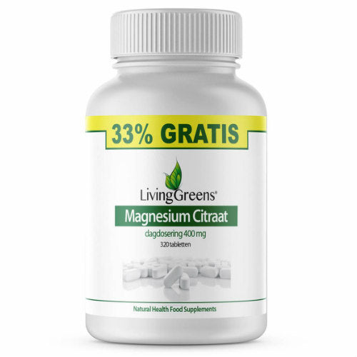 Magnesium Citraat 240+80 tabletten Gratis