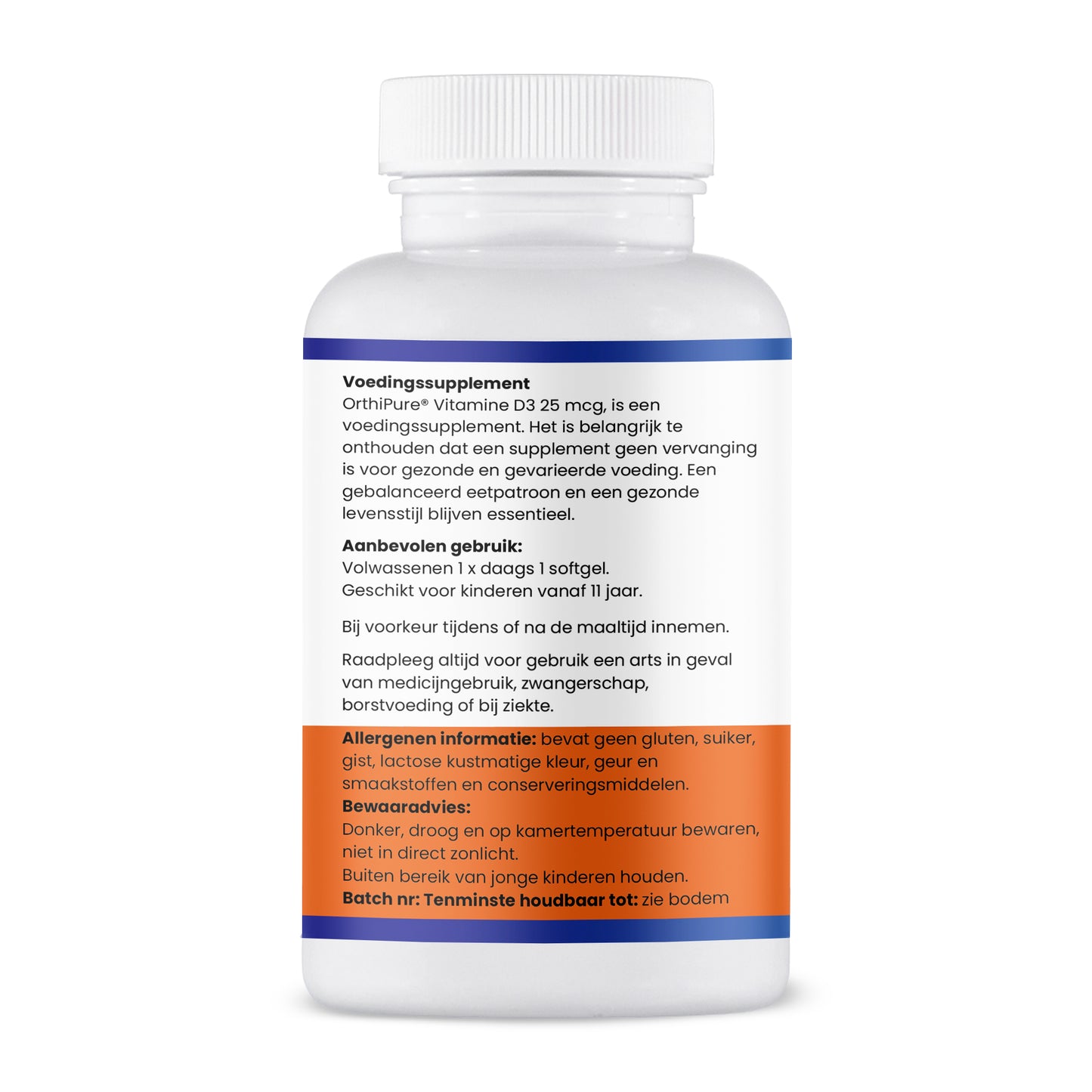 OrthiPure Vitamine D3 120 softgels