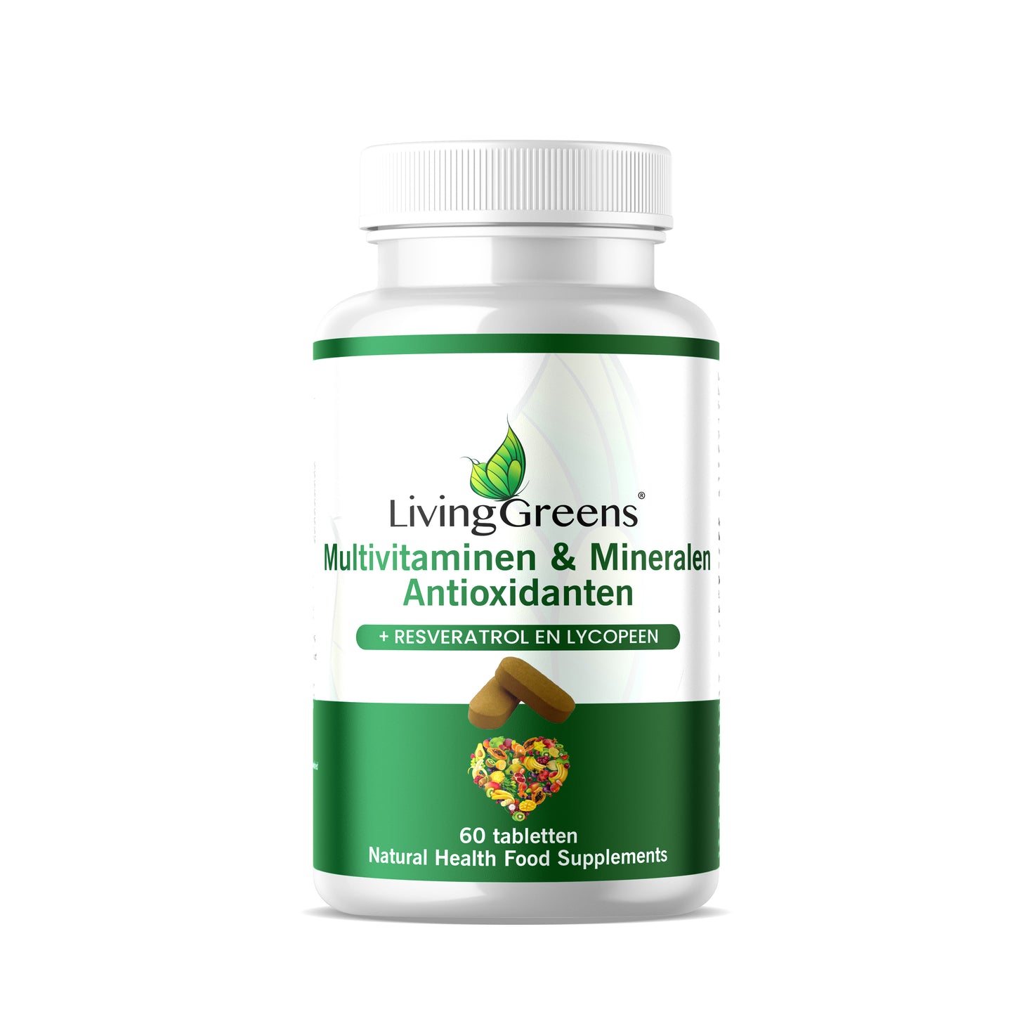 Multivitaminen, Mineralen en Antioxidanten 60 tabletten