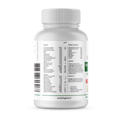 Multivitaminen, Mineralen en Antioxidanten 120 tabletten