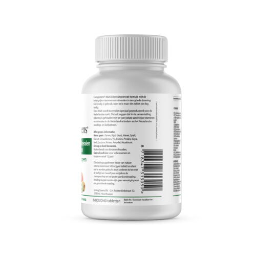 Multivitaminen, Mineralen en Antioxidanten 60 tabletten