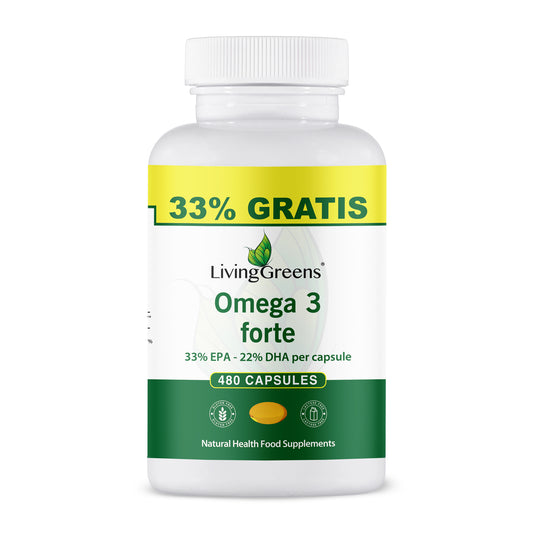 Omega 3 Forte Visolie capsules 360+120 Gratis