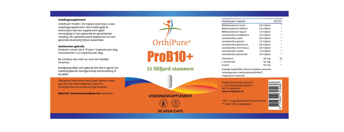 OrthiPure ProB10+ 30 capsules