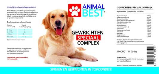 AnimalBest 750 gram Glucosamine complex poeder