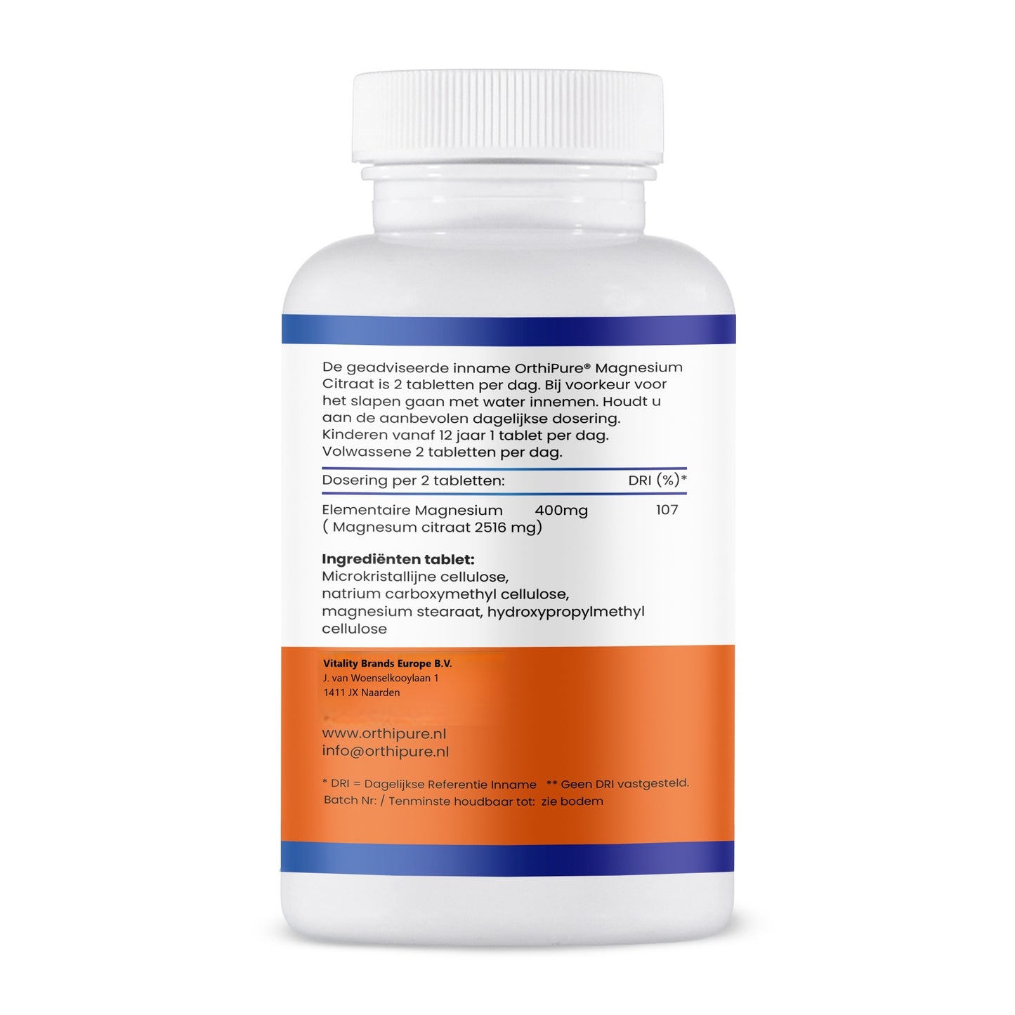 OrthiPure Magnesium Citraat 60 tabletten
