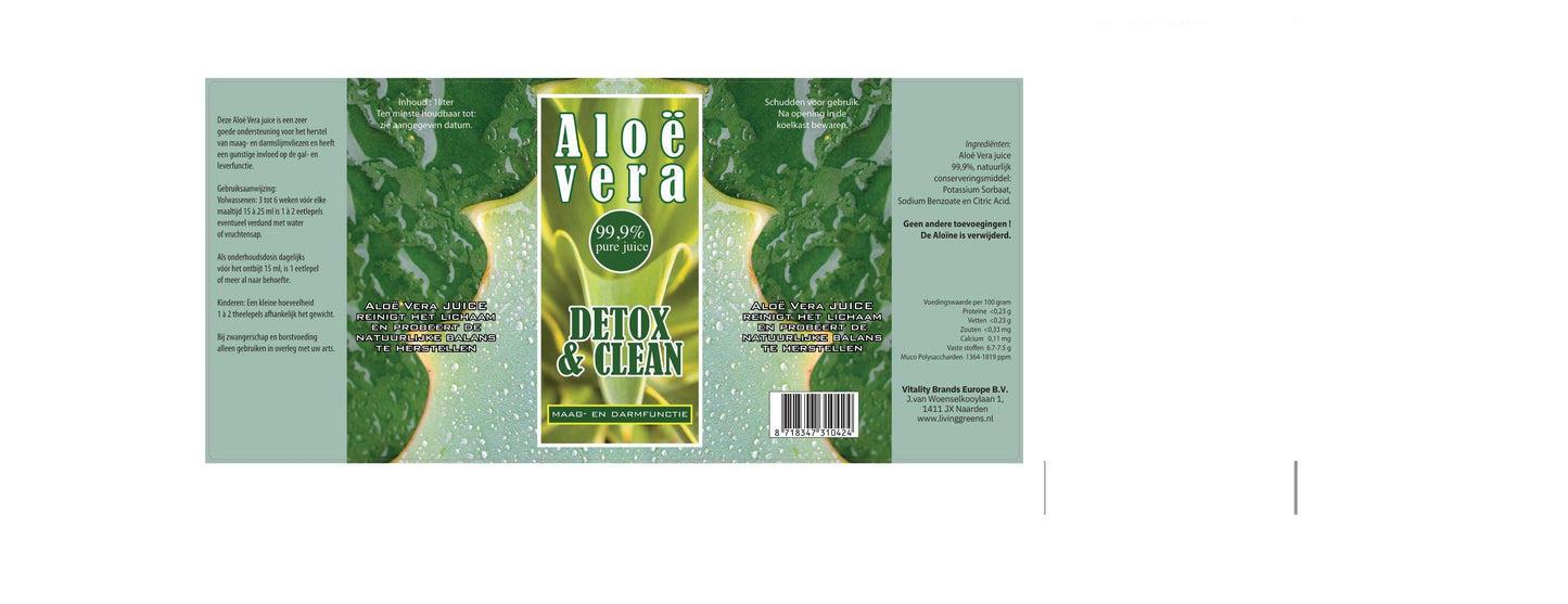 Aloe Vera vloeibaar 1000ml