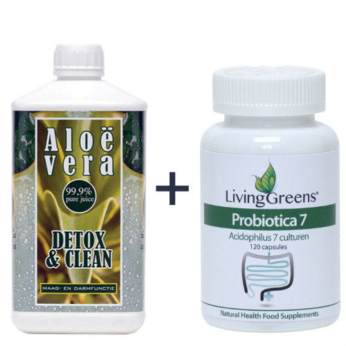 Aloë vera sap met Probiotica 7 voor een gezonde darmflora
