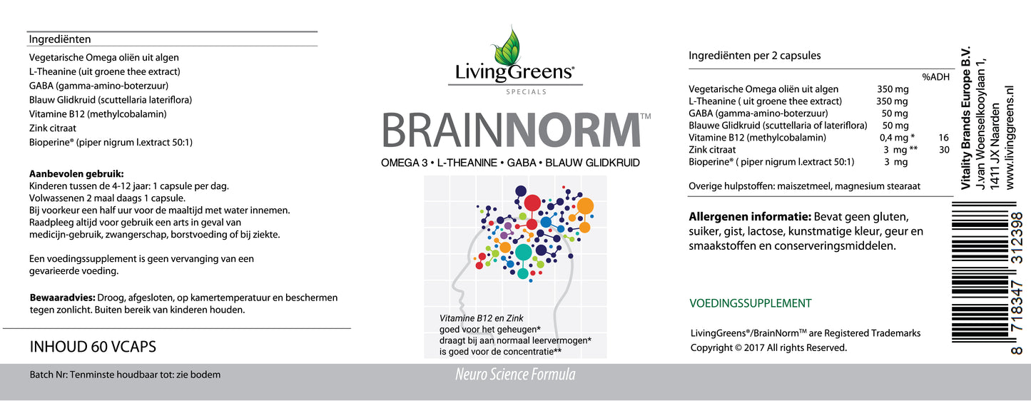 Brainnorm 180 capsules