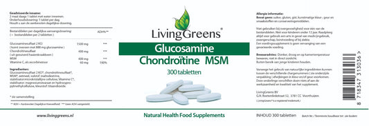 Glucosamine-Chondroïtine-MSM 300 tabletten