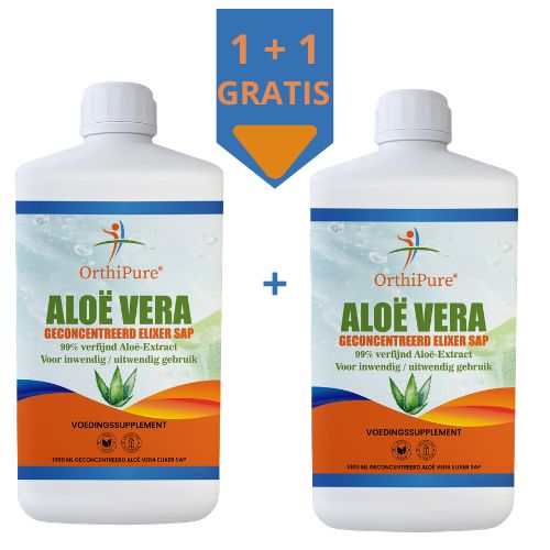 Aloë Vera sap 1+1 Gratis