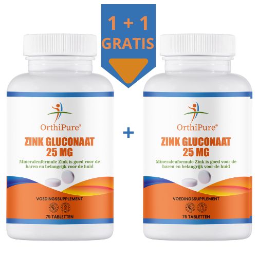Zink Gluconaat 1+1 Gratis