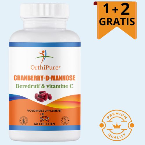 Cranberry - D-Mannose en Beredruif 1+2 Gratis