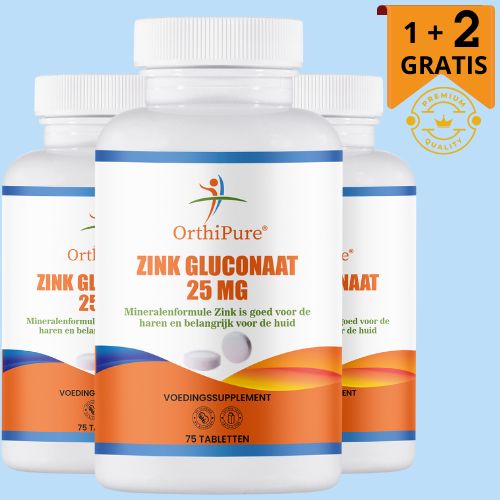 Zink Gluconaat 1+2 Gratis