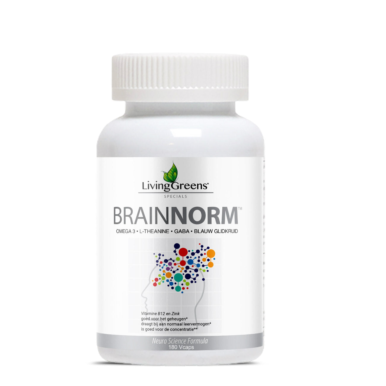 LivingGreens Brainnorm 180 capsules