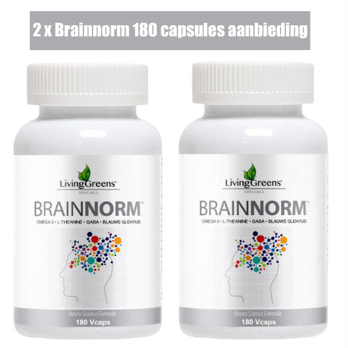 Brainnorm  Focus formule 2 x180 capsules aanbieding