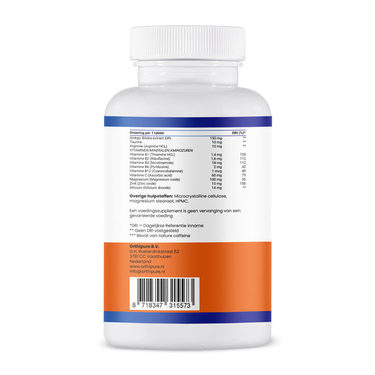 Ginkgo Biloba en Taurine 1+1 Gratis