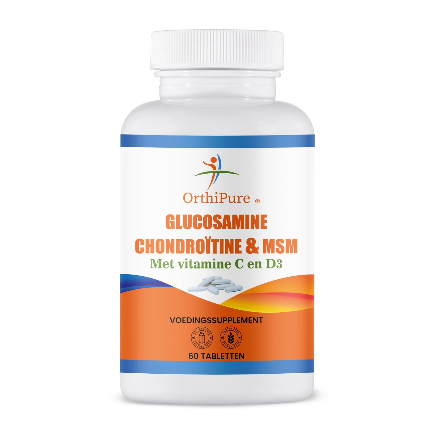 OrthiPure Glucosamine, Chondroitine en MSM 60 tabletten