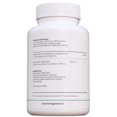 Glucosamine 1500 Vegan 360 tabletten