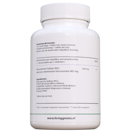 Glucosamine 1500 Vegan 180 tabletten