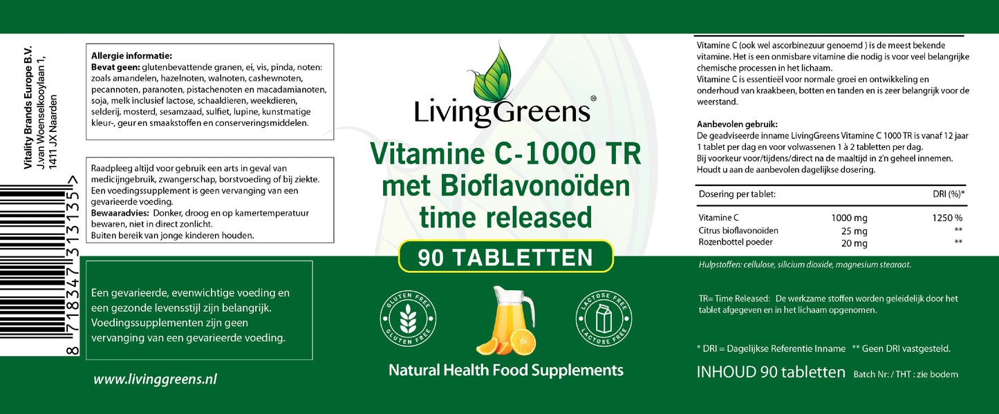 Vitamine C1000 180 tabletten