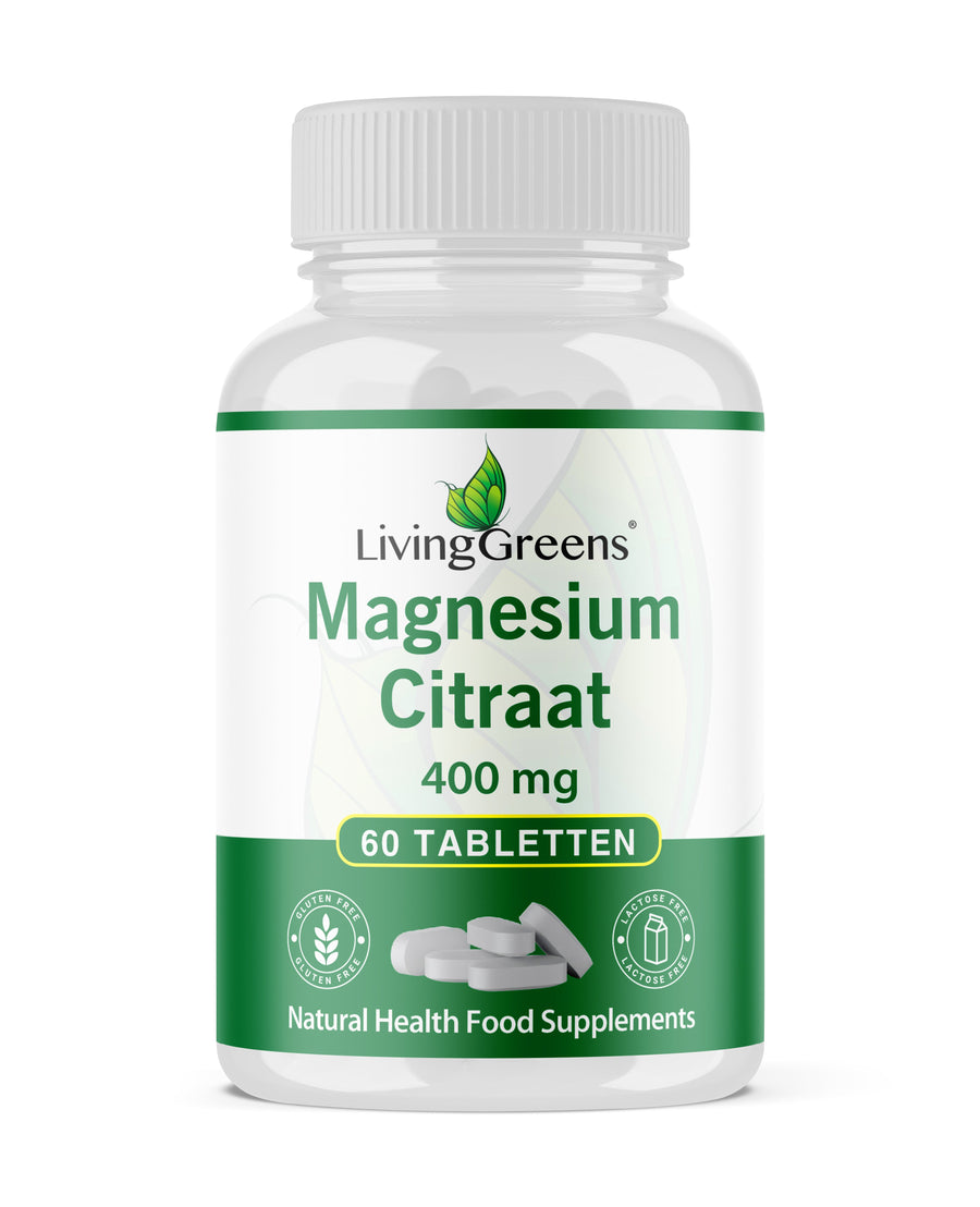 LivingGreens Magnesium Citraat 60 tabletten