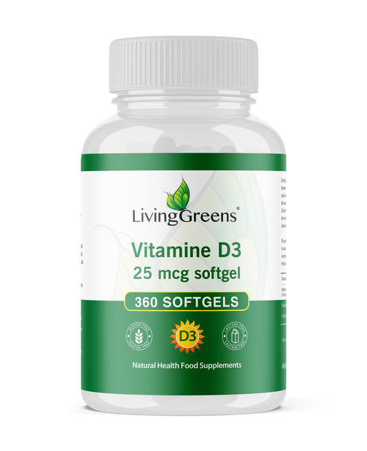 Vitamine D3  25mcg 360 softgels