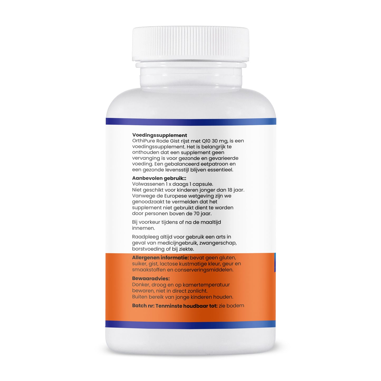 OrthiPure Rode Gistrijst en Q10 30 capsules