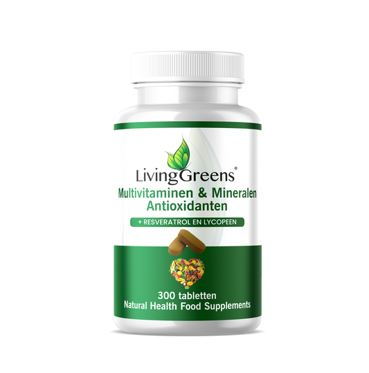 Multivitaminen, Mineralen en Antioxidanten 240+60 tabletten Gratis