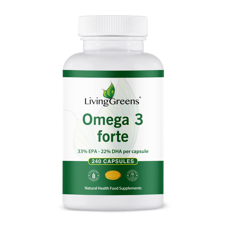 LivingGreens Omega 3 Forte 240 capsules