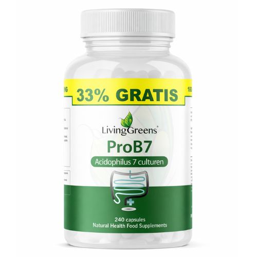 LivingGreens ProB7 Probiotica 240 capsules