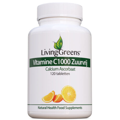 Vitamine C1000 mg  Zuurvrij, Calcium Ascorbaat