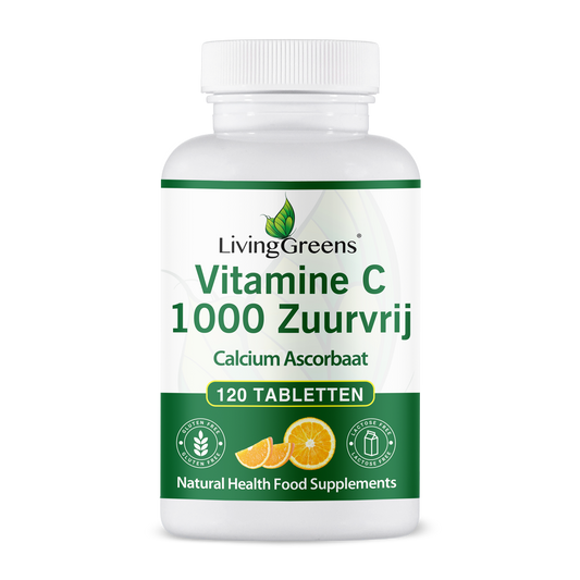 Vitamine C1000 mg  Zuurvrij, Calcium Ascorbaat