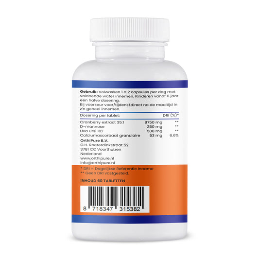 Cranberry - D-Mannose en Beredruif 1+1 Gratis