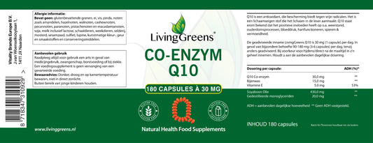 Co-enzym Q10 180 capsules