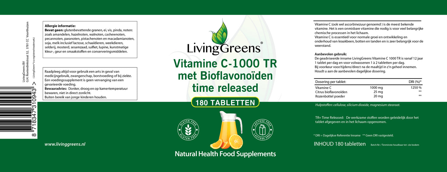 Vitamine C1000 180 tabletten