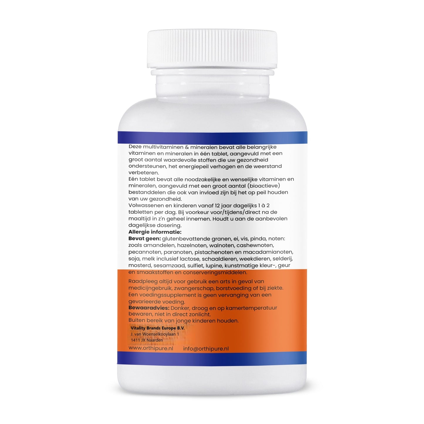 OrthiPure Multivitaminen en mineralen 60 tabletten